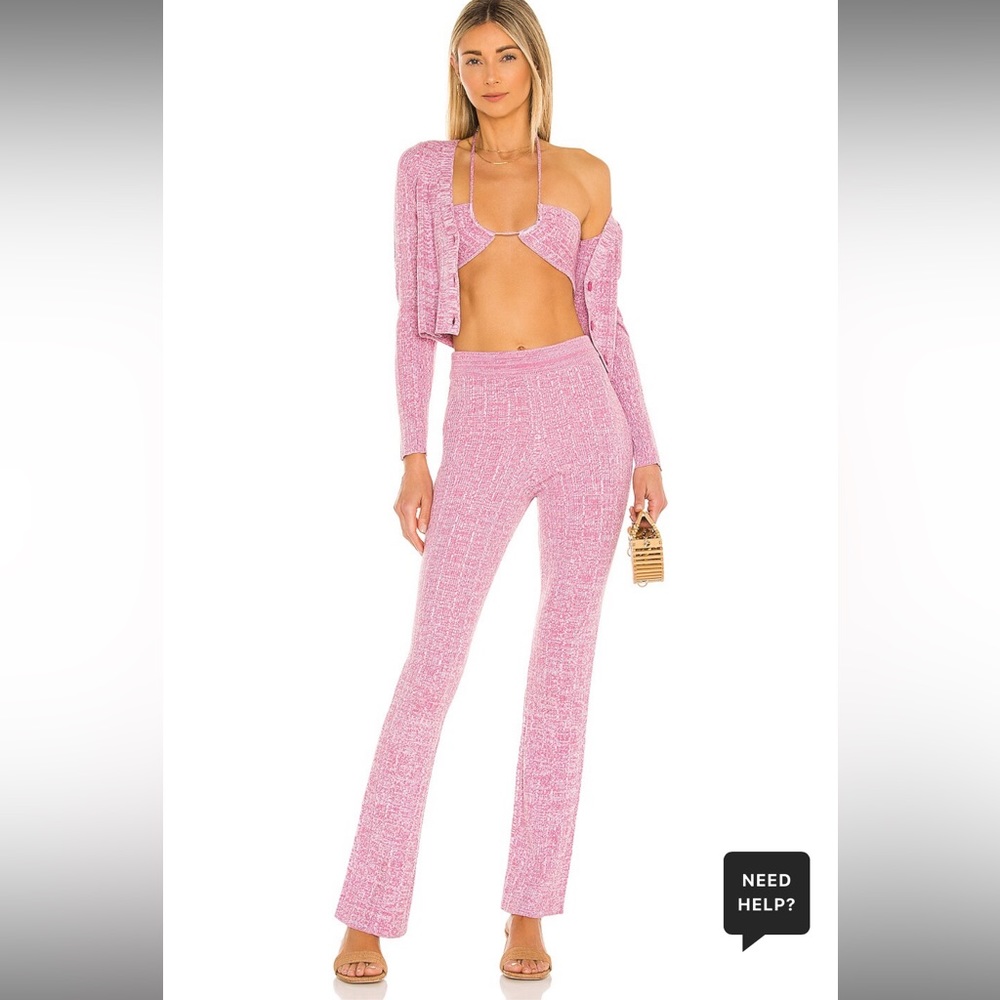 Lover + Friends pink Knit Pants BRAND NEW WITH TAGS